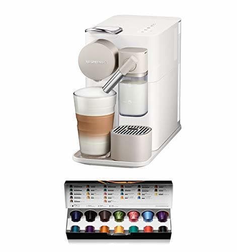 Home Nespresso De'Longhi Lattissima One EN500W - Cafetera monodosis de cápsulas Nespresso con