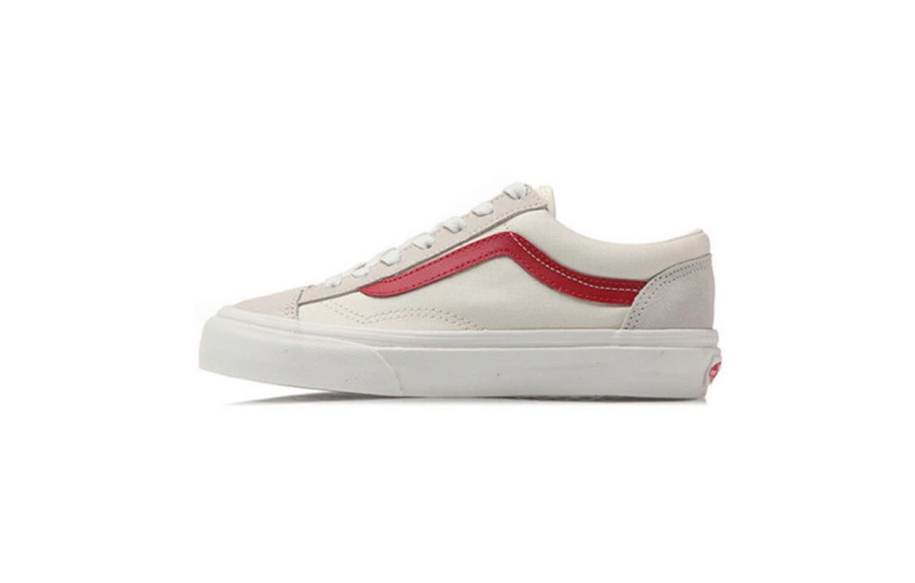 Product Vans old skool branco/vermelho