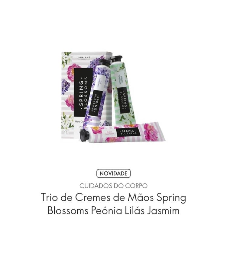 Producto Cremes de mãos Oriflame