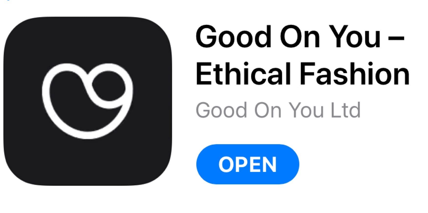 App Good on You - Ethical Fashion