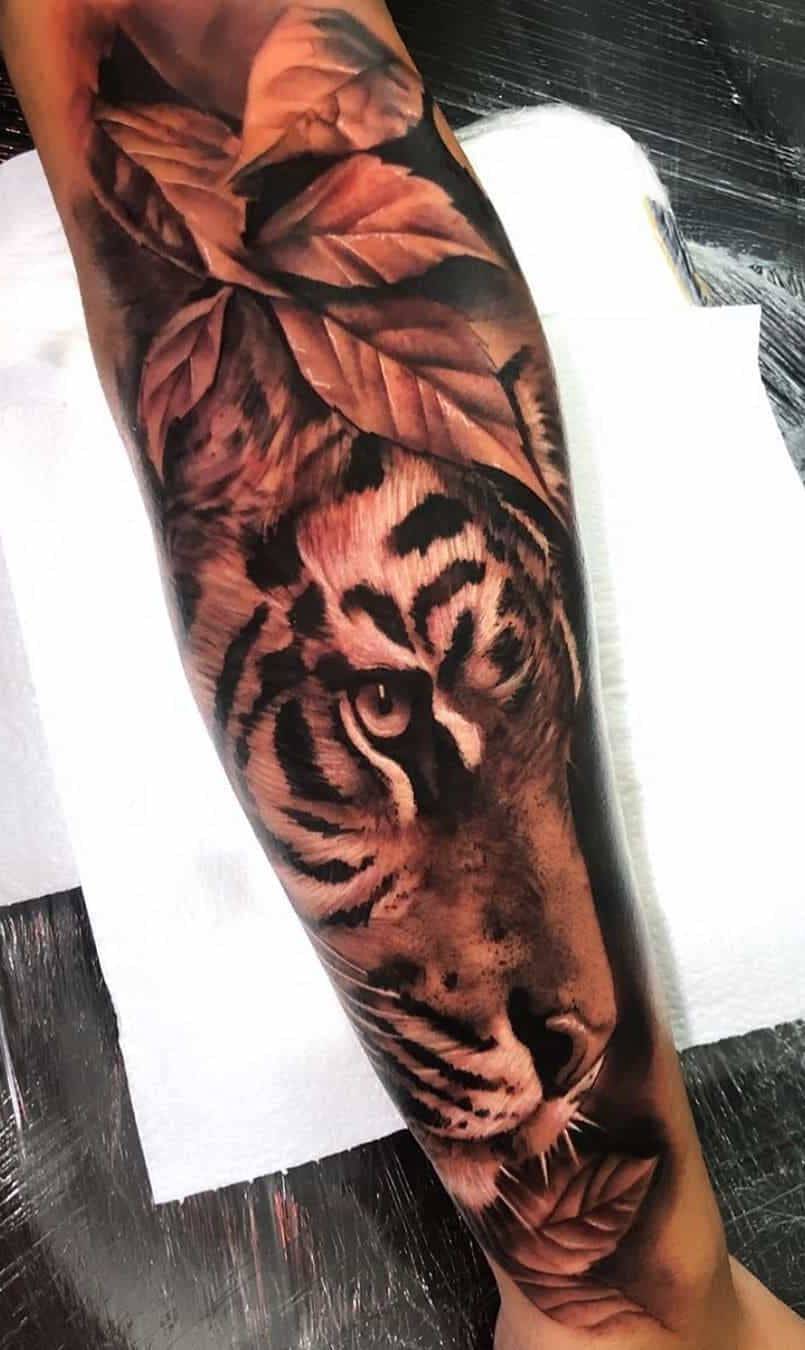 Fashion Tatuagens de Tigre