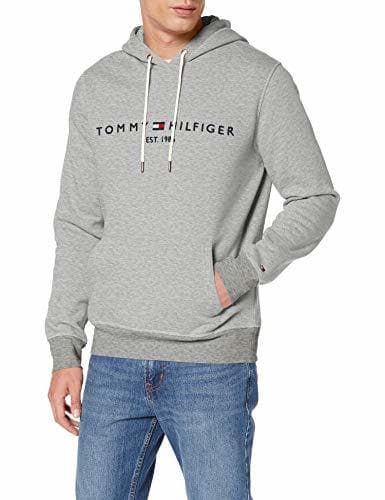 Fashion Tommy Hilfiger Herren TOMMY LOGO HOODY Sweatshirt, Grau