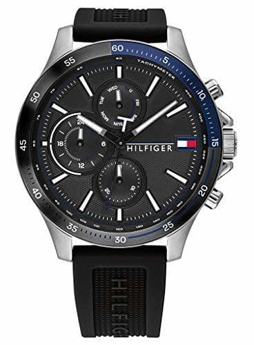 Product Tommy Hilfiger Reloj Multiesfera para Hombre de Cuarzo con Correa en Silicona