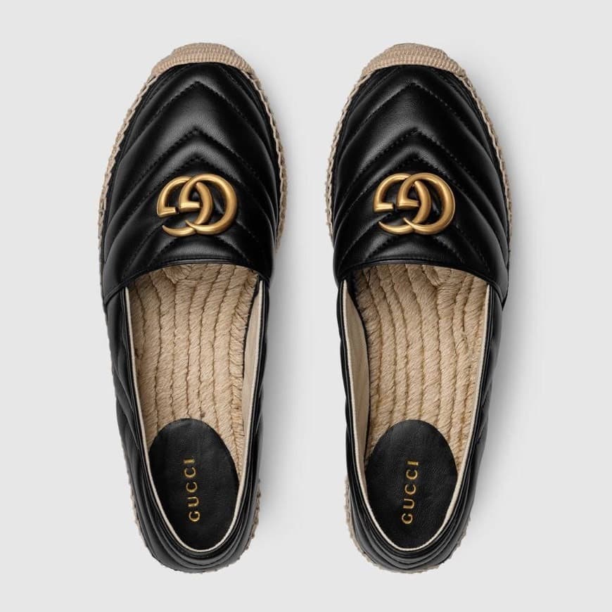 Producto Gucci Leather espadrille with Double G