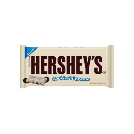 Product HERSHEY'S BAR GIANT COOKIES' N CREME