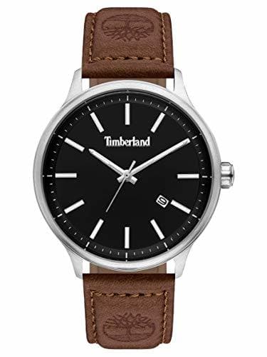 Moda Timberland Reloj Analógico para Hombre de Cuarzo con Correa en Cuero TBL15638JS.02