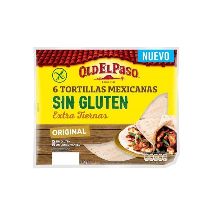 Producto Tortilha sem glúten Old El Paso 