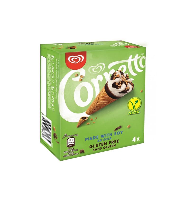 Producto Cornetto de Nata sem glúten 