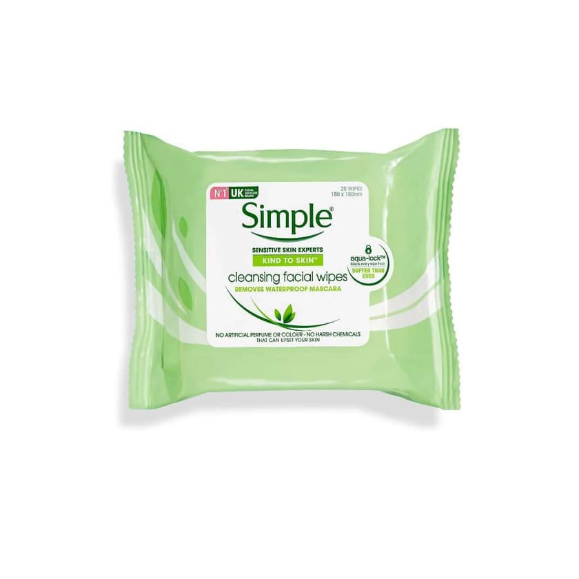 Producto Simple cleansing facial wipes