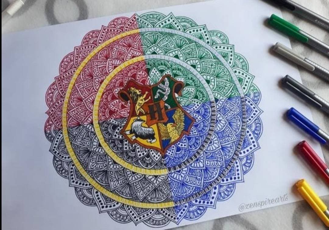 Moda Hogwarts Mandala 