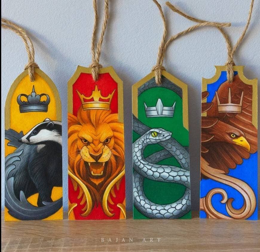 Moda Hogwarts Houses Text Markers