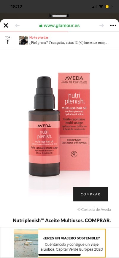 Product Aveda aceite multiusos 