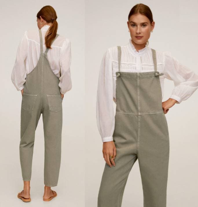 Producto Long denim overalls