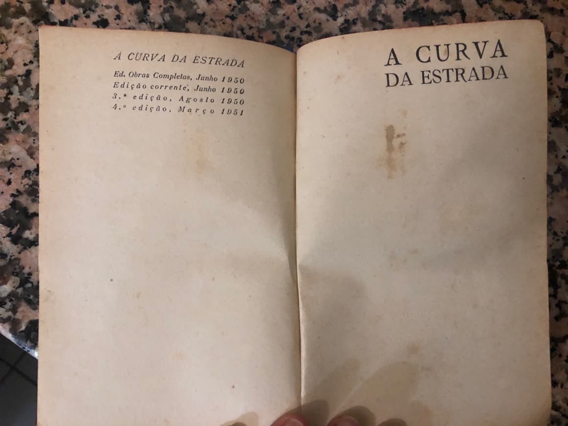 Libro A Curva da Estrada