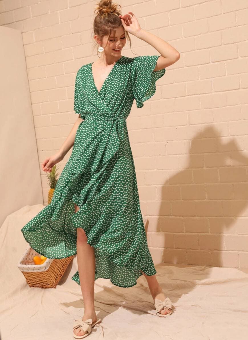 Product Floral Wrap dress