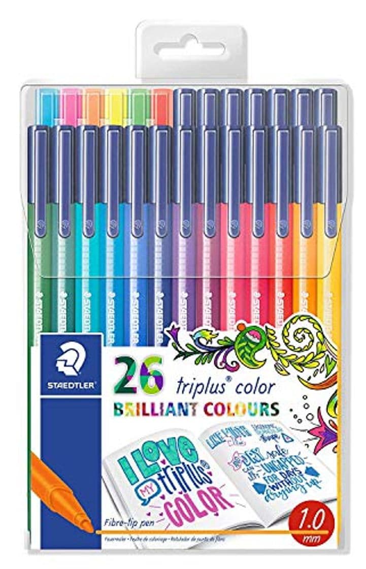 Book Staedtler323 TB26JB. Rotuladores de colores brillantes de punta fina multicolor Triplus Color