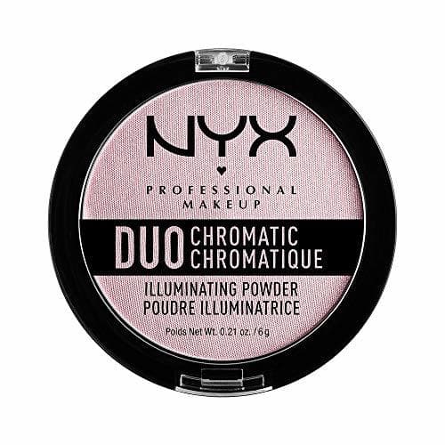 Beauty Nyx Professional Makeup Polvos Iluminadores Duo Chromatic Tono  2  Lavender