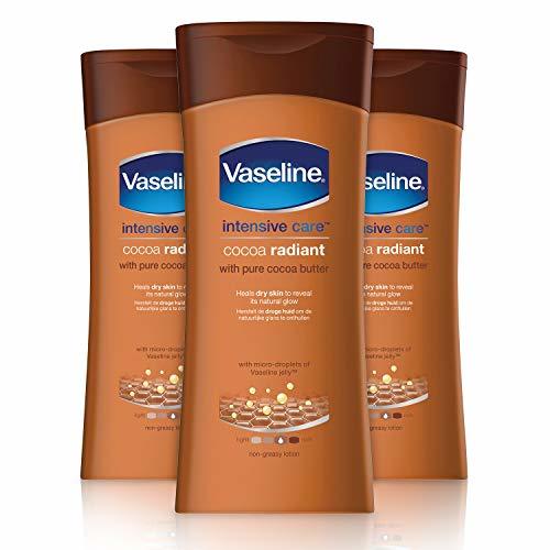 Beauty Vaseline Essential Moisture Cocoa Radiant Lotion 200ml Pack of 3