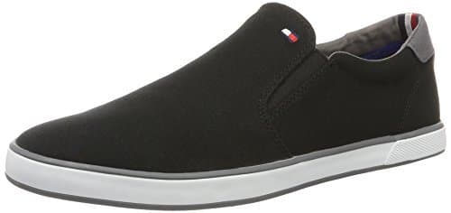 Place Tommy Hilfiger Iconic Slip on Sneaker, Zapatillas para Hombre, Negro