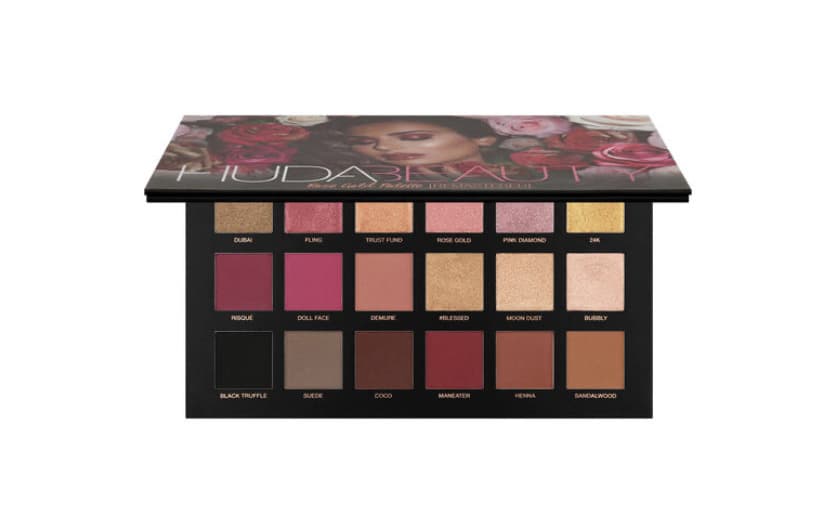 Producto Palette rose gold Huda Beauty 