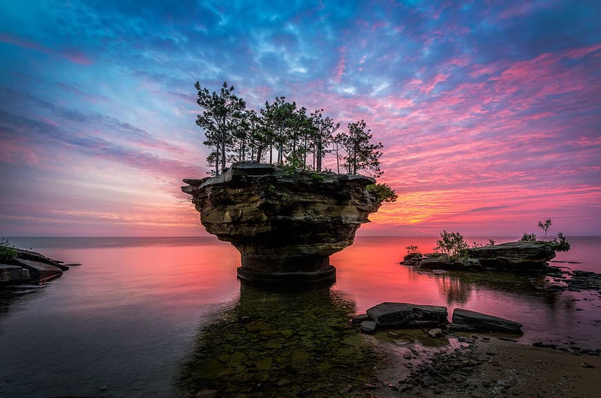 Lugar Turnip Rock