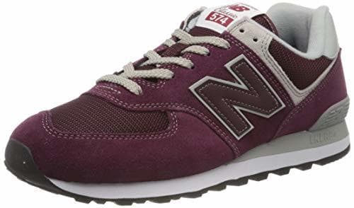 Fashion New Balance 574 Core Zapatillas Hombre, Rojo