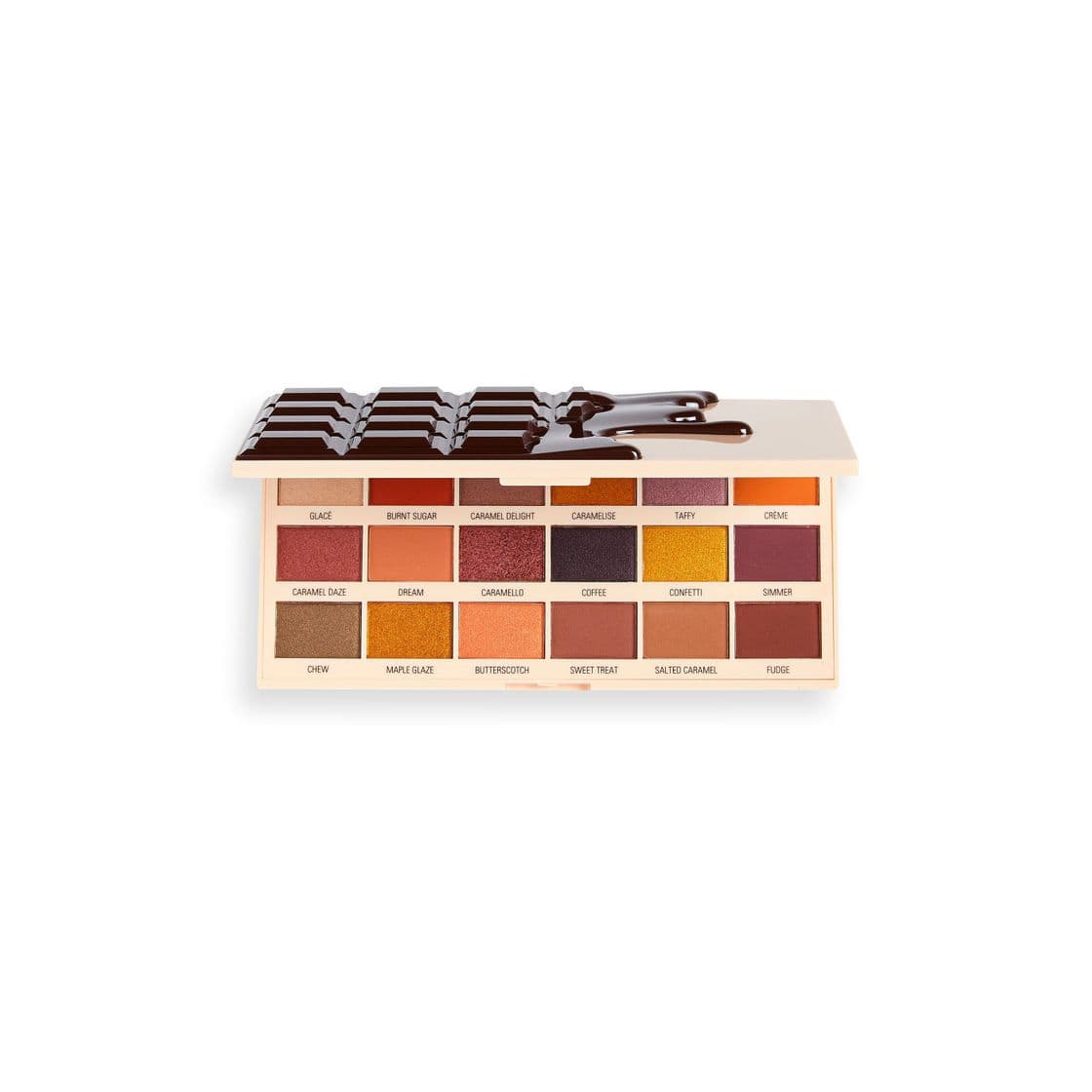 Producto I Heart Revolution Caramel Nudes Chocolate Eyeshadow Palette