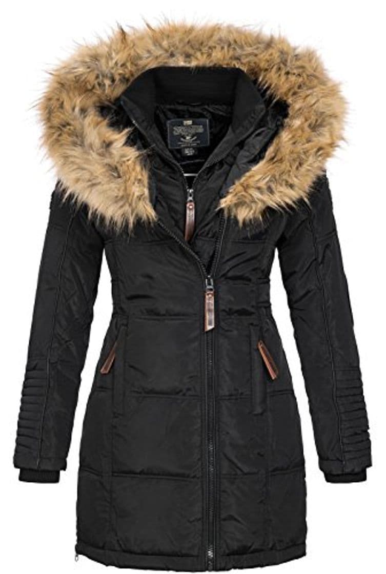 Product Geographical Norway Mujer Chaqueta de Invierno Parka Belissima Pelaje de XL Capucha