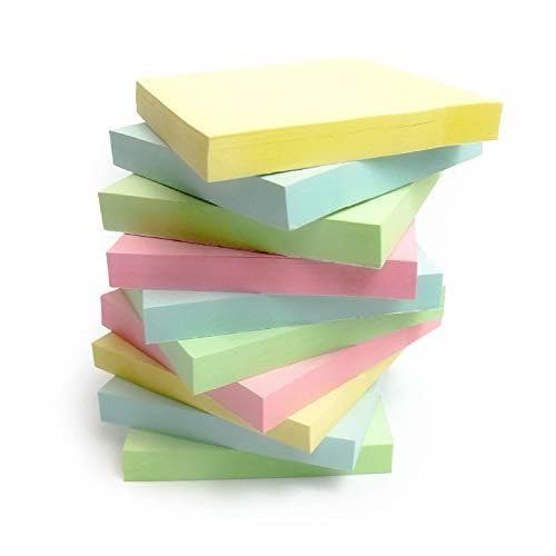 Product EVG 1200 Qualité Pastel assortis de couleur amovible Sticky Notes 76 x 76 mm 12 blocs