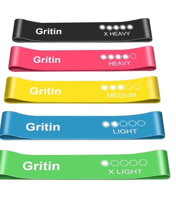 Fashion Gritin Resistance Bands, [Set of 5] 