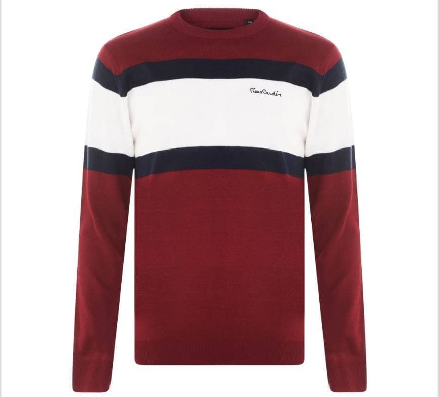 Moda Pierre cardin block jumper Men