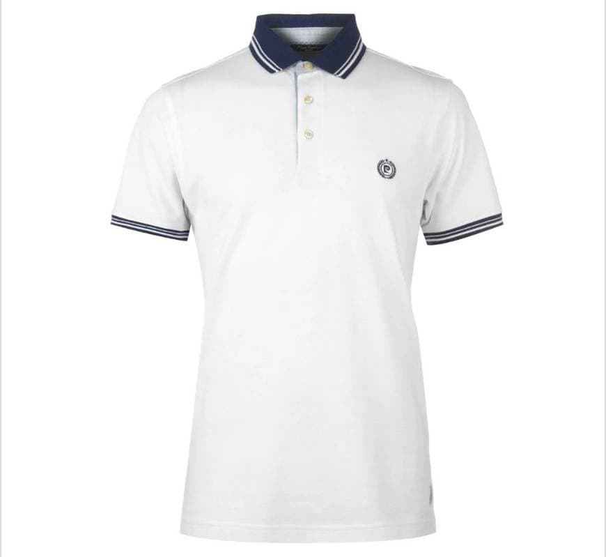 Moda Pierre cardin tipped Polo