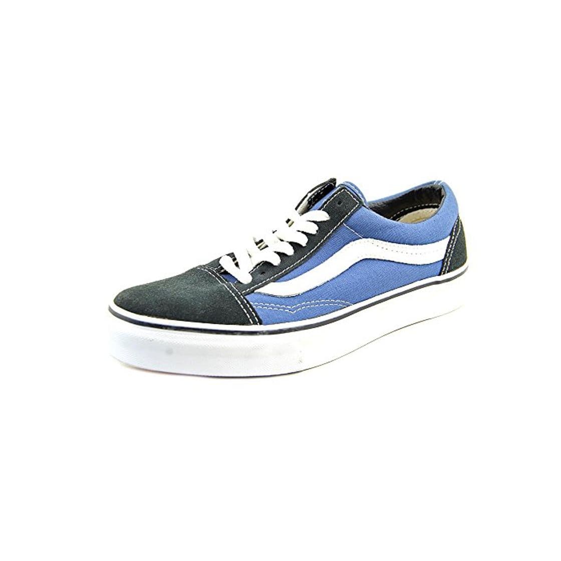 Moda Vans Old Skool Classic Suede/Canvas, Zapatillas Unisex Adulto, Azul