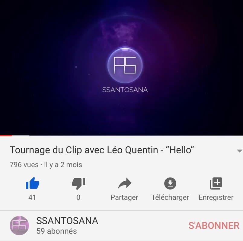 Moda TOURNAGE DU CLIP AVEC LÉO QUENTIN