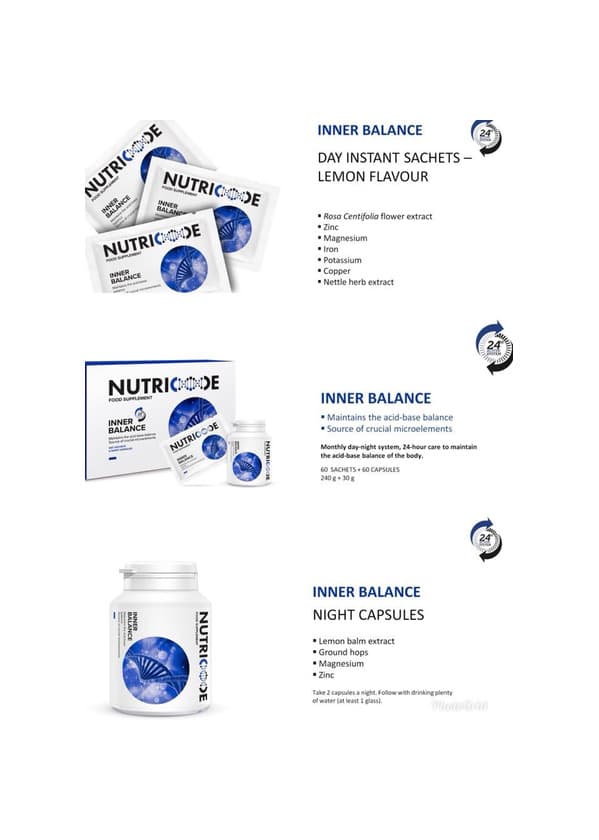 Product NUTRICODE inner balance