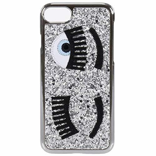 Electronic Chiara Ferragni Flirting Eyes Funda para iPhone - Plato Glitter - iPhone