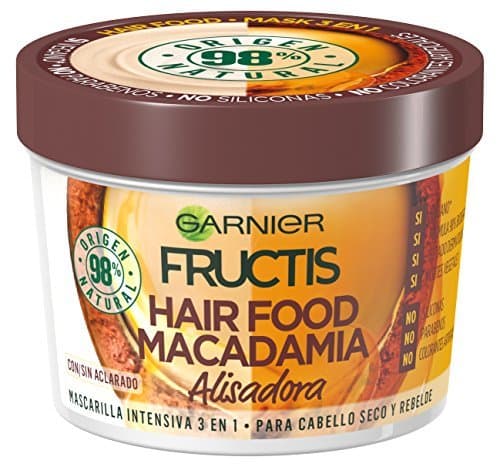 Producto Garnier Fructis Hair Food Acondicionador de Macadamia Alisadora para Pelo Seco o