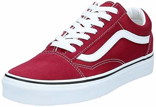 Fashion Vans Old Skool Calzado Rumba Red/True White