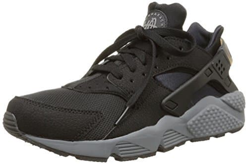 Place Nike Air Huarache, Zapatillas de Gimnasia Hombre, Negro/Gris