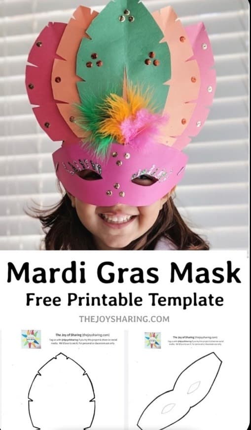 Moda Mardi Gras Mask