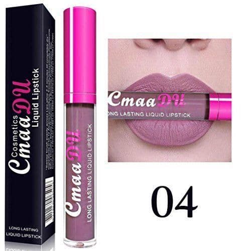 Lugar Labio,Oyedens 12 colores nude Metallic Matte Velvet brillo labial lápiz labial crema