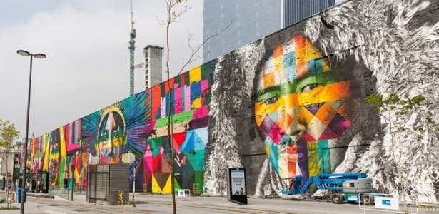 Lugar Mural de Eduardo Kobra em homenagem a Ayrton Senna