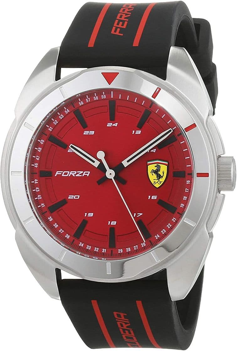 Product Scuderia Ferrari Reloj Analógico para Hombre de Cuarzo con Correa en Silicona