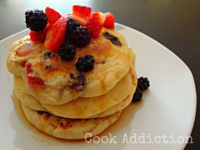 Fashion Panquecas com frutos vermelhos, Receita Petitchef