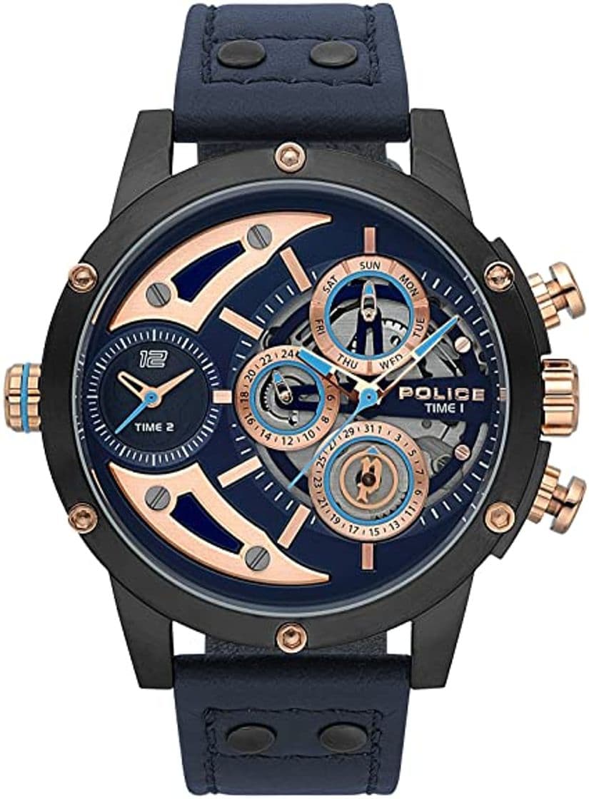 Producto Police Reloj Multiesfera para Hombre de Cuarzo con Correa en Caucho PL14536JSU.04P