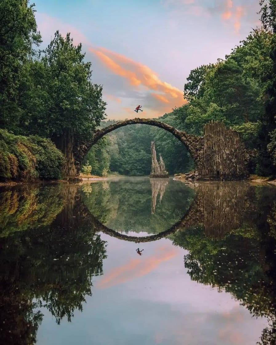 Place Devils Bridge at Finowkanal