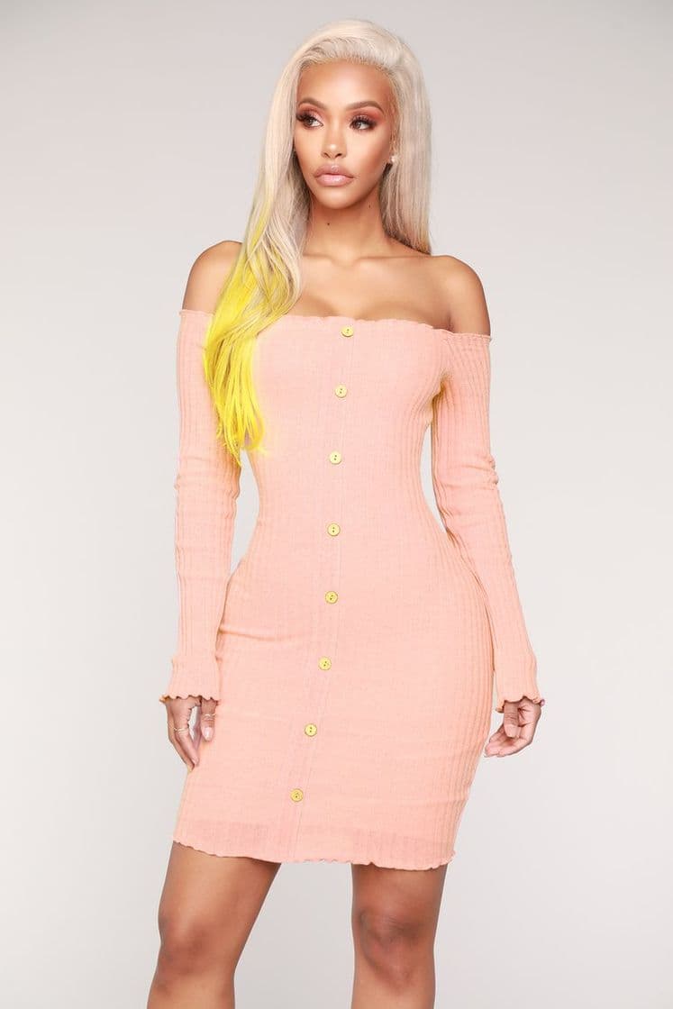 Moda Jacklyn Off Shoulder Mini Dress - Oatmeal – Fashion Nova