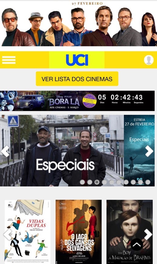 Lugar UCI cinemas - Lisboa