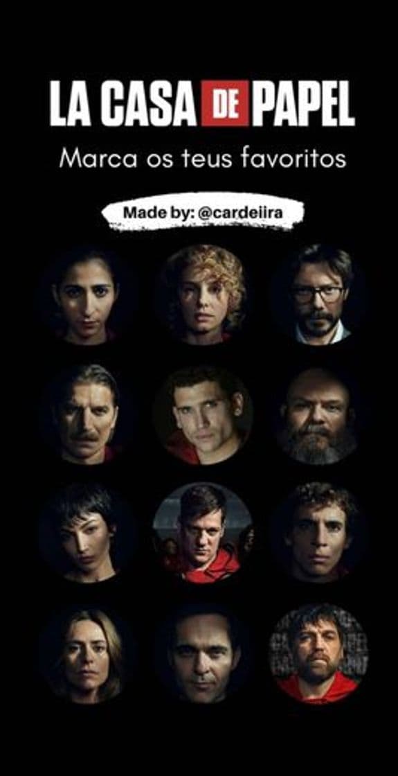 Moda LA CASA DE PAPEL Template