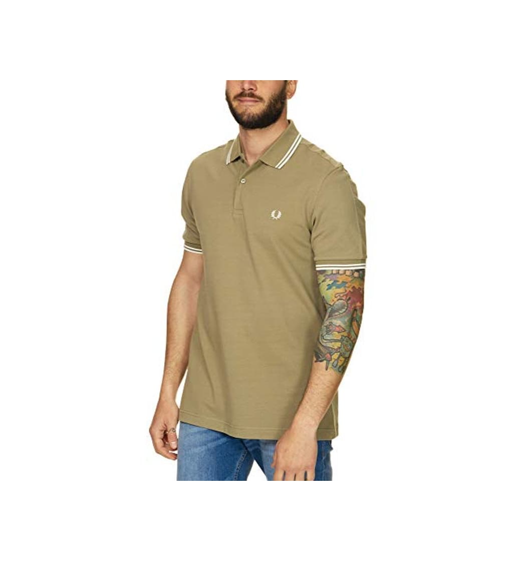 Moda Fred Perry Polo Manga Corta 4410h04 Verde Hombre Talla